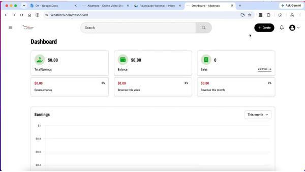 Albatrozo Account Configure